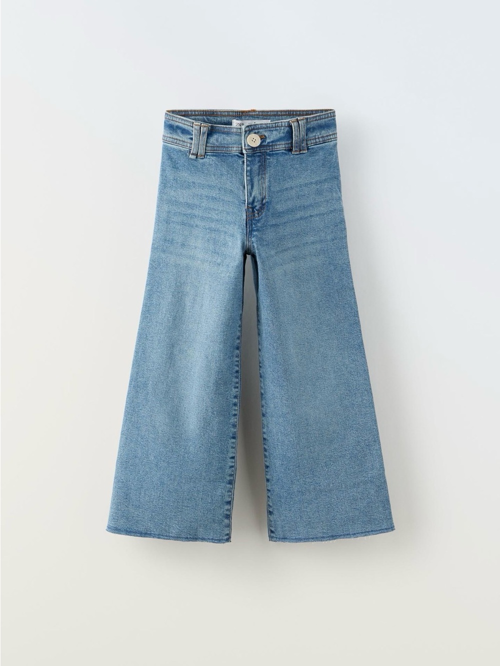 Sailor Jeans- Wide-Leg High-Waist Light Blue Girl Jeans